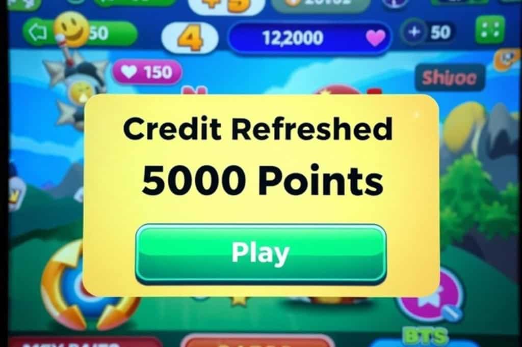 Video game point refresh