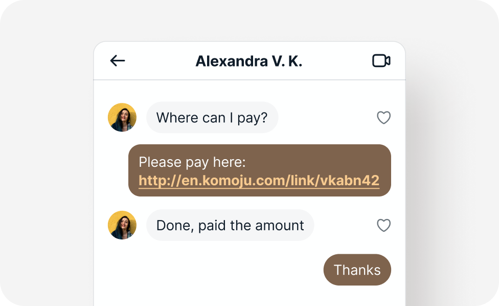 Payment link