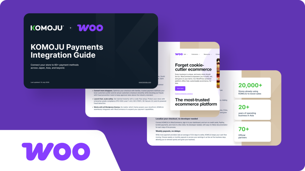 KOMOJU and WooCommerce Integration Guide