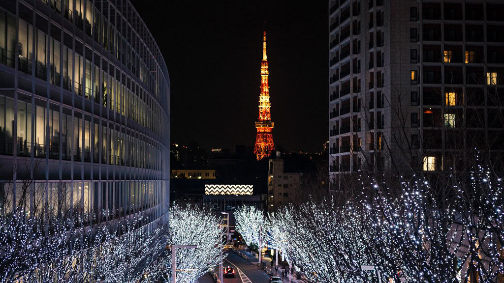 Celebrates Christmas in Japan