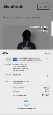 Screenshot of the WooPayments plugin