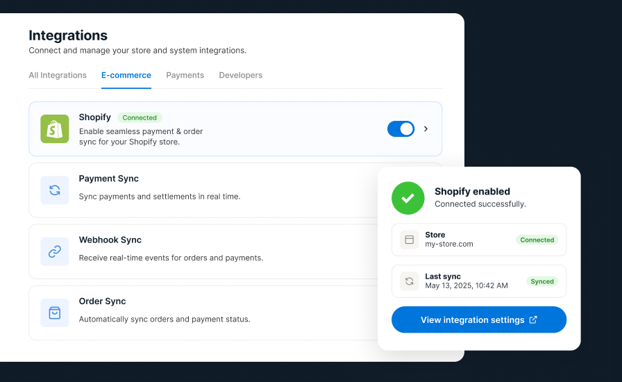 KOMOJU Shopify integration