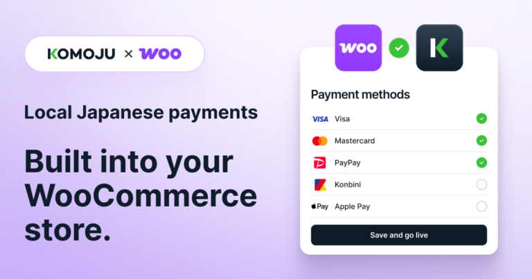 KOMOJU × WooCommerce Japan